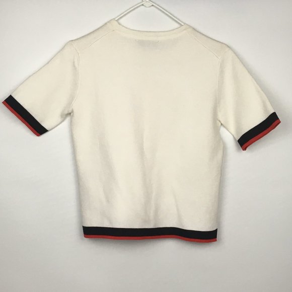 Zara Short Sleeve Knit Top    New with Tags - Picture 5 of 6